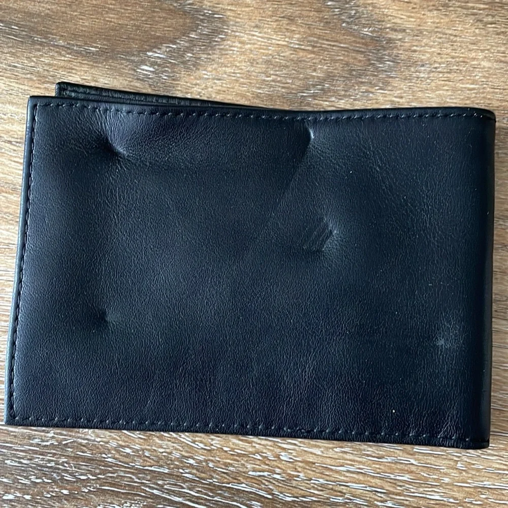 Vintage Schedoni Made In Italy Bi-fold Leather Wallet